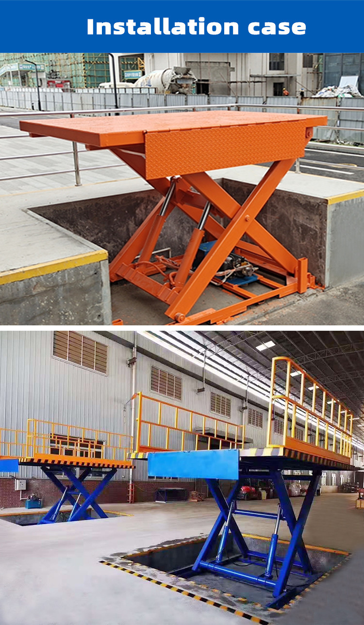 Electric Stationary Lift Table 4T Stationary Scissor Lift Mechanism