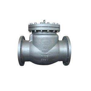 China swing flange check valve cast steel wholesale