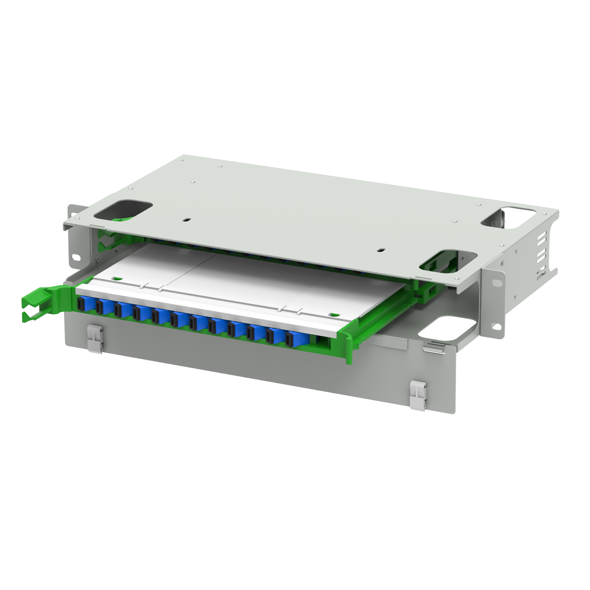24 Port SC Type Fiber Optic Distribution Patchpanel Equipment for Your Network Needs