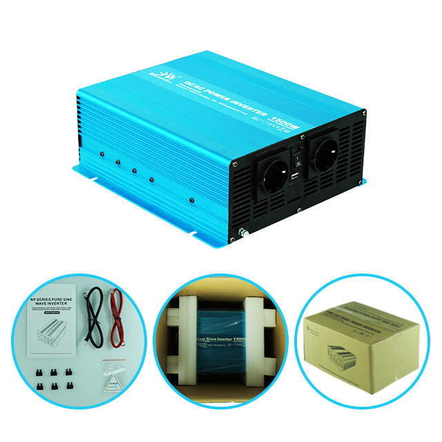 4.3KG Stable 1500w Pure Sine Inverter 48V To 240V Remote Control