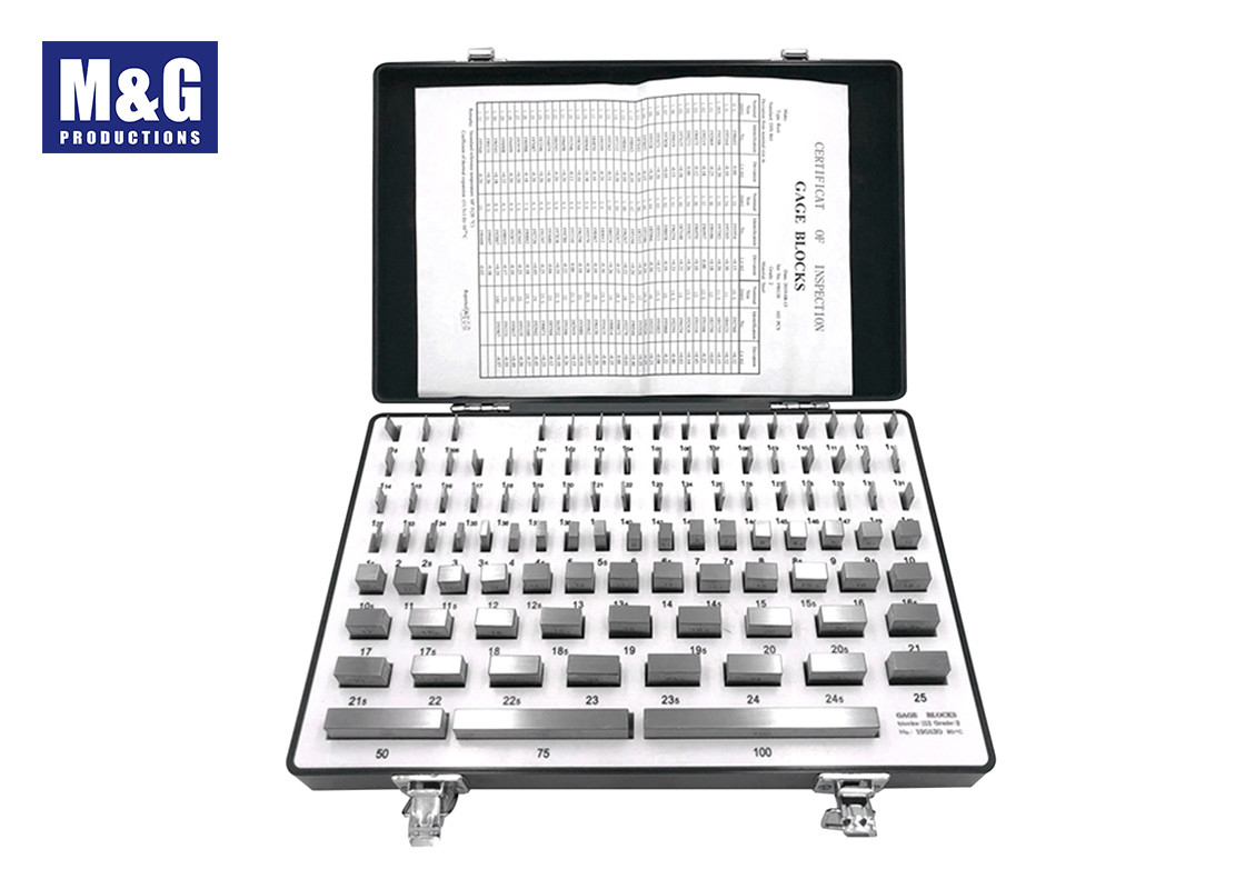 Wear Resistance Precision Measuring Equipment Rustproof Gage Block Sets