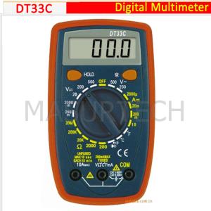 China 3 1/2 Digital Multimeter 200mV-500V DT33C wholesale