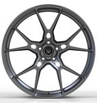 Monoblock Car Rims 1 Piece Forged Wheels Size 17 18 19 20 Inch Dark Grey
