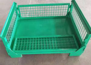 China Wire Mesh Lockable Pallet Cages For Lifting 1000Kg OEM wholesale