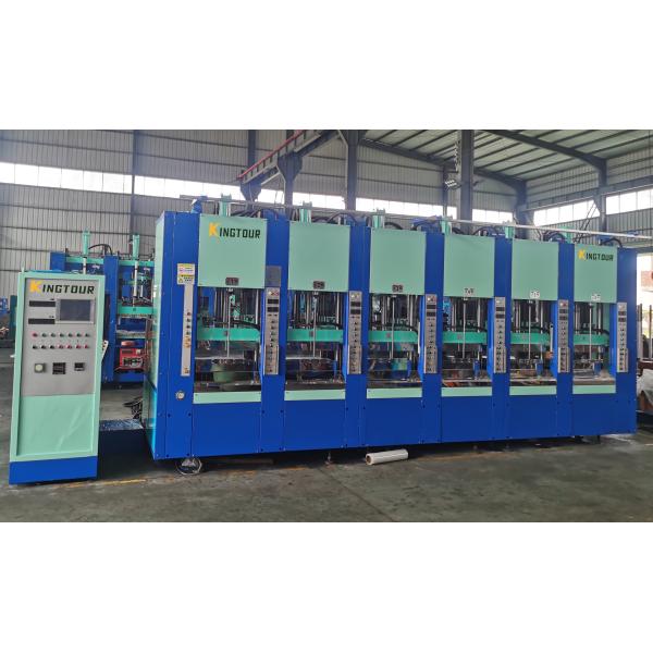 PLC EVA Shoes Injection Machine 6 Station Slipper Injection Molding Machine 121500W