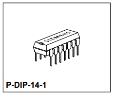 TCA965B Integrated Circuit Chip Window Discriminator ( Bipolar IC )