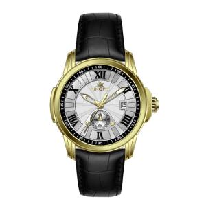 China Black Stainless Steel Mens Watch , Mens Stainless Watches 5ATM wholesale