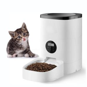 China ODM Automatic Pet Feeder 2.8L Stainless Steel Food Container Dual Power Supply wholesale
