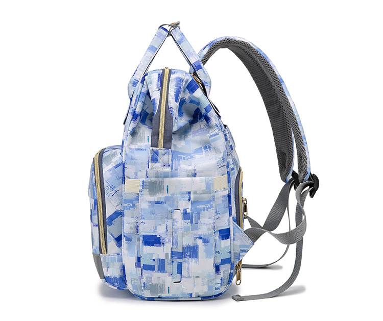 Factory Hot Sell Mommy Outdoor Travel Baby Diaper Bags Large Capacity with Kids Stroller Strap Backpack for Mom Mochila