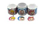 DEC Cartoon Head Portrait Rolled Washi Stickers