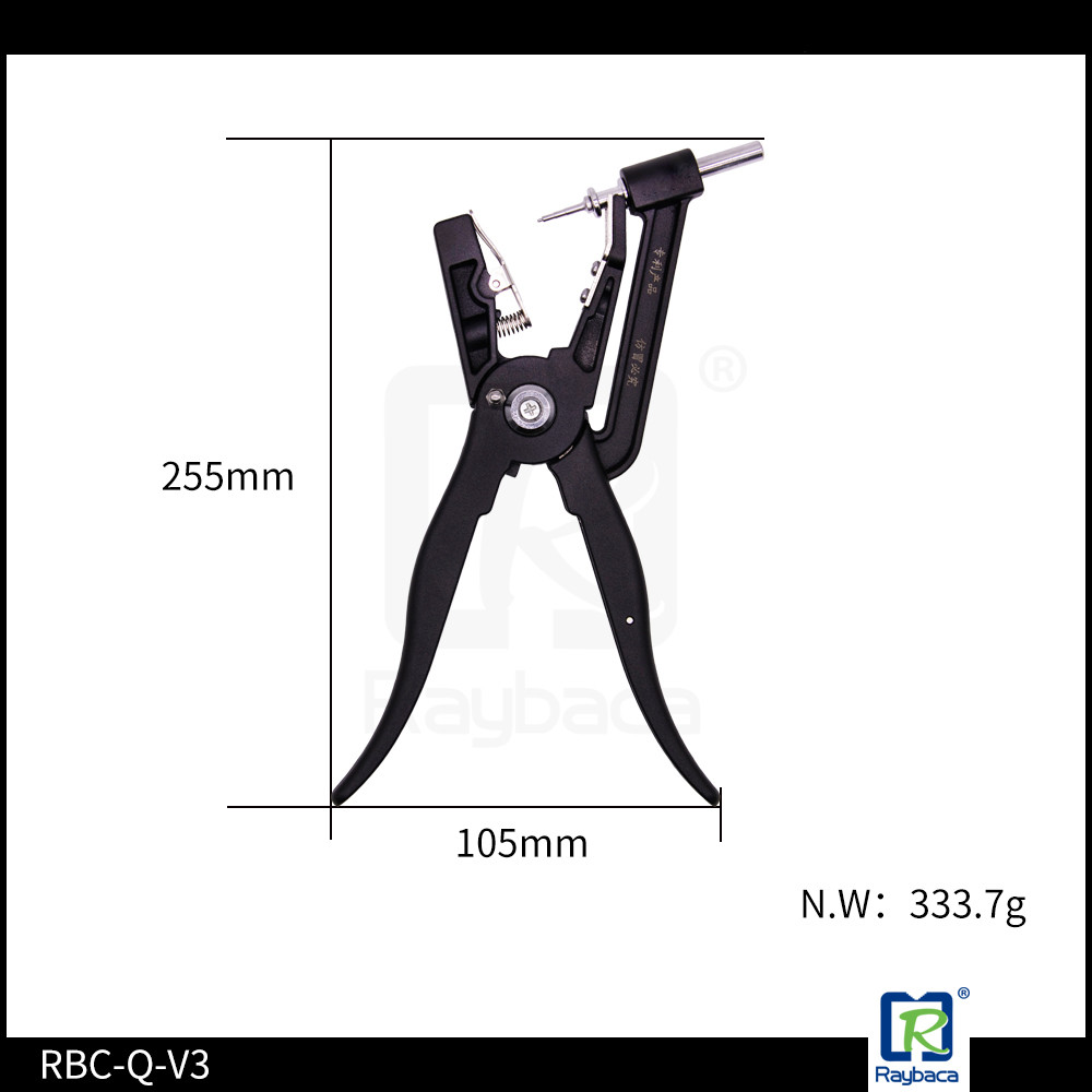 Strong Ear Tag Applicator For Livestock Animal Tag High Precision RBC - Q - V3
