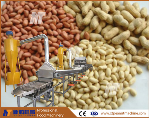 Red Skin Peanut Processing Machines Peeler Dry Peanut Skin Peeling Machine SUS304