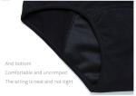 Organic Period Pantie Underwear 4 Layers High Waist Menstrual Panties Heavy Flow