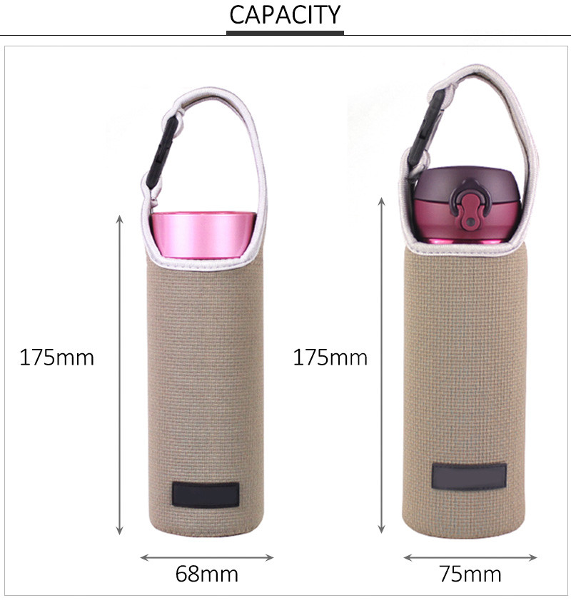 Custom Logo Neoprene Cooler Insulated Bottle Sleeve