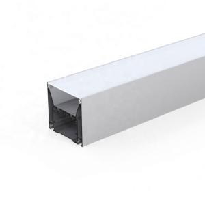 China Silver white LED Strip Lights Aluminum Profile 80mm x 76mm for Wardrobe wholesale