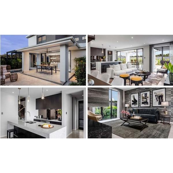 Australian light steel framing project prefab a frame steel house kit Prefab Villa LGFS House Custom Design