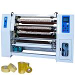 PLC Control BOPP Carton Sealing Self Adhesive Tape Slitting Machine