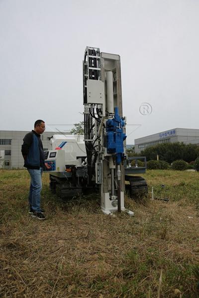 Hydraulic Crawler Soil Drilling Rig Rotary Drilling Sampling Soil Investigation