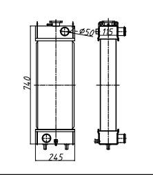 China Komatsu PC60-8 Excavator Radiator Heat Resistance Paint wholesale