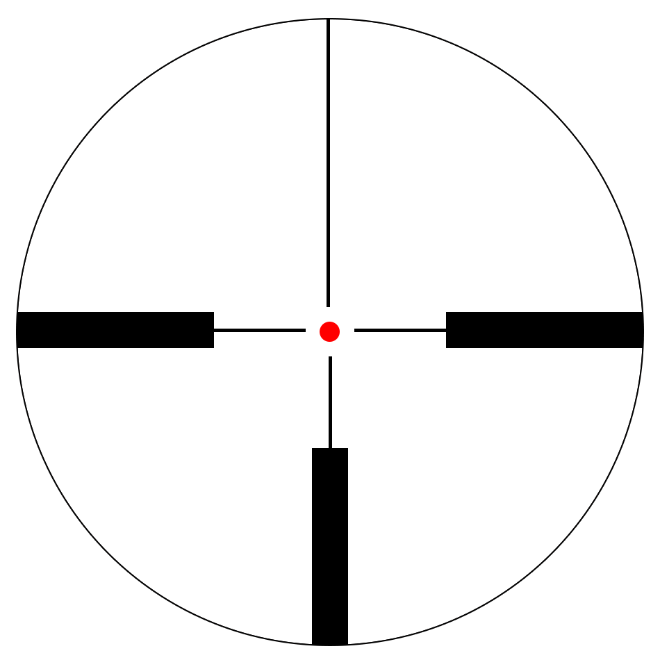 Length 280mm and Maximum Output Power 0 Illuminated Scope 1-6X24IR for Compact Spotting