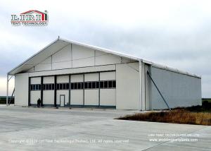 China Waterproof 20m Aircraft Hangar Tent With Electric Rolling Door wholesale