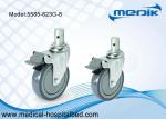 Round Stem Models 5 Inch Medical Castors , Care And Hospital Bed Casters