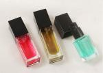 Square Clear Round Cosmetic Glass Bottles 30ml Makeup Foundation Bottles