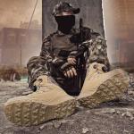 Steel Toe Tactical Military Boots Unisex Waterproof Desert Boots For Hiking