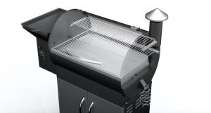 China Train Charcoal Pellet Grill Outdoor Wood Burning Grills And Smokers wholesale