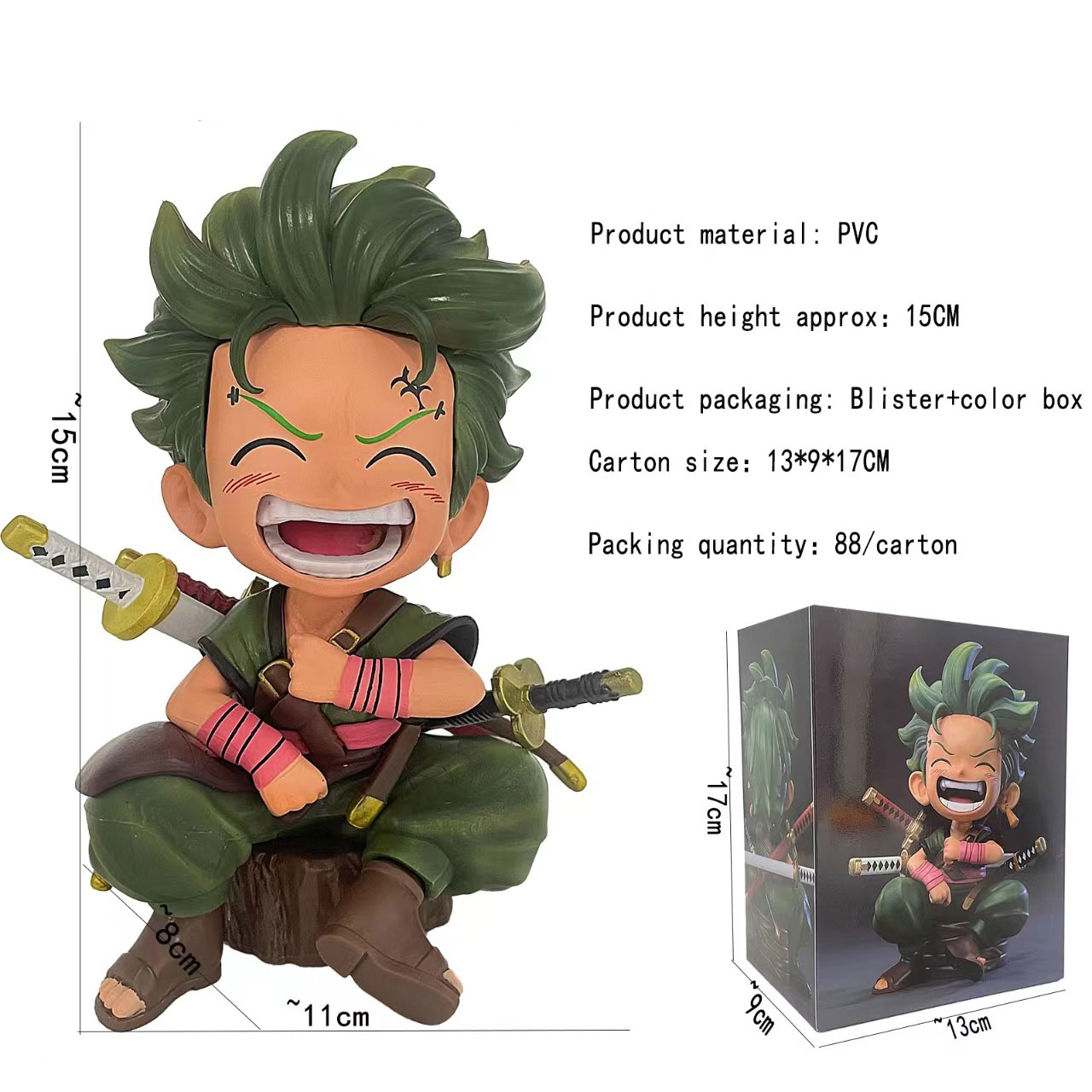 PVC Sit Position Anime Heroes Game Figurines Interactive Action Figures Toy Dolls Model Ornaments Statues