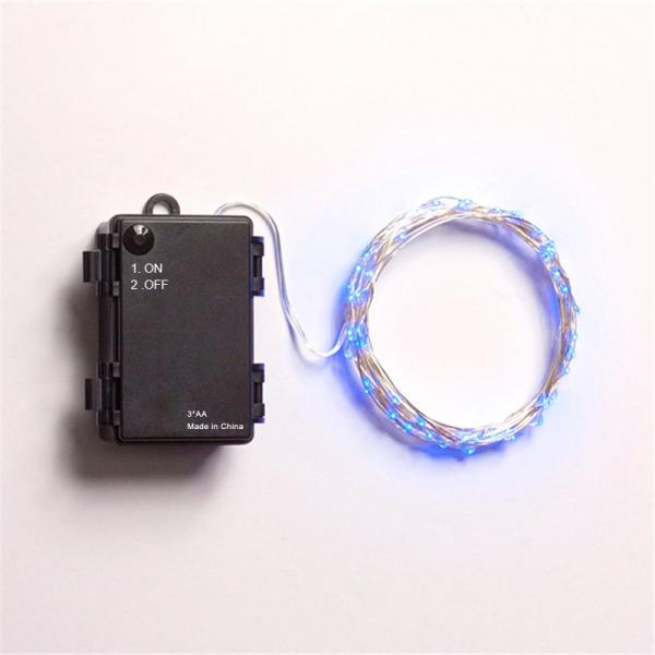 ON/OFF Waterproof 3*AA Battery Operated LED String Lights For Christmas, Party,