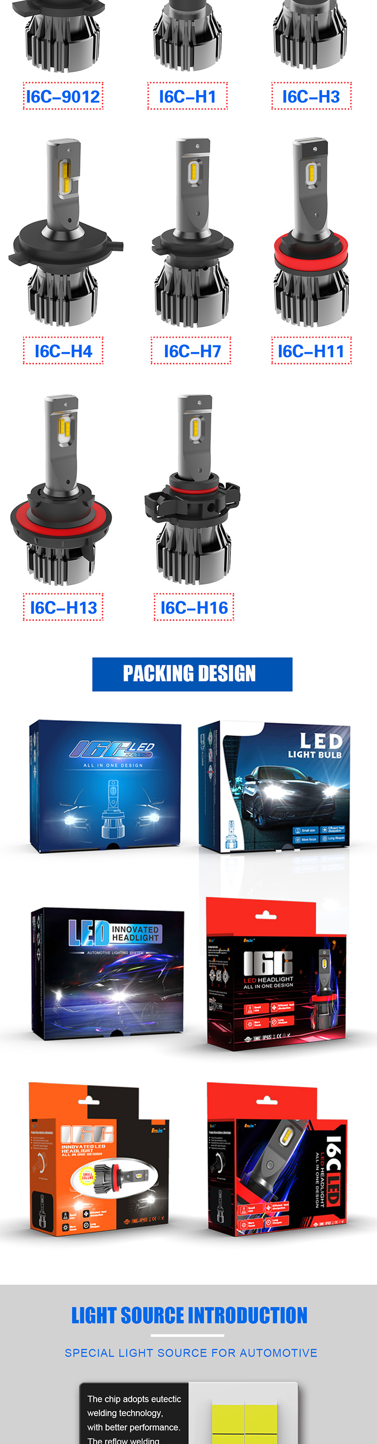Adjustable H4 9003 Led Headlight Bulb With Fan 8000Lm Dual Color