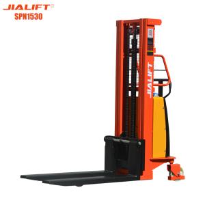 China Semi-electric Stacker(SPNseries,Pedestrian) SPN1530 Rated Traction Weight 1500kg Lifting Height 3000mm Reach Stacker wholesale