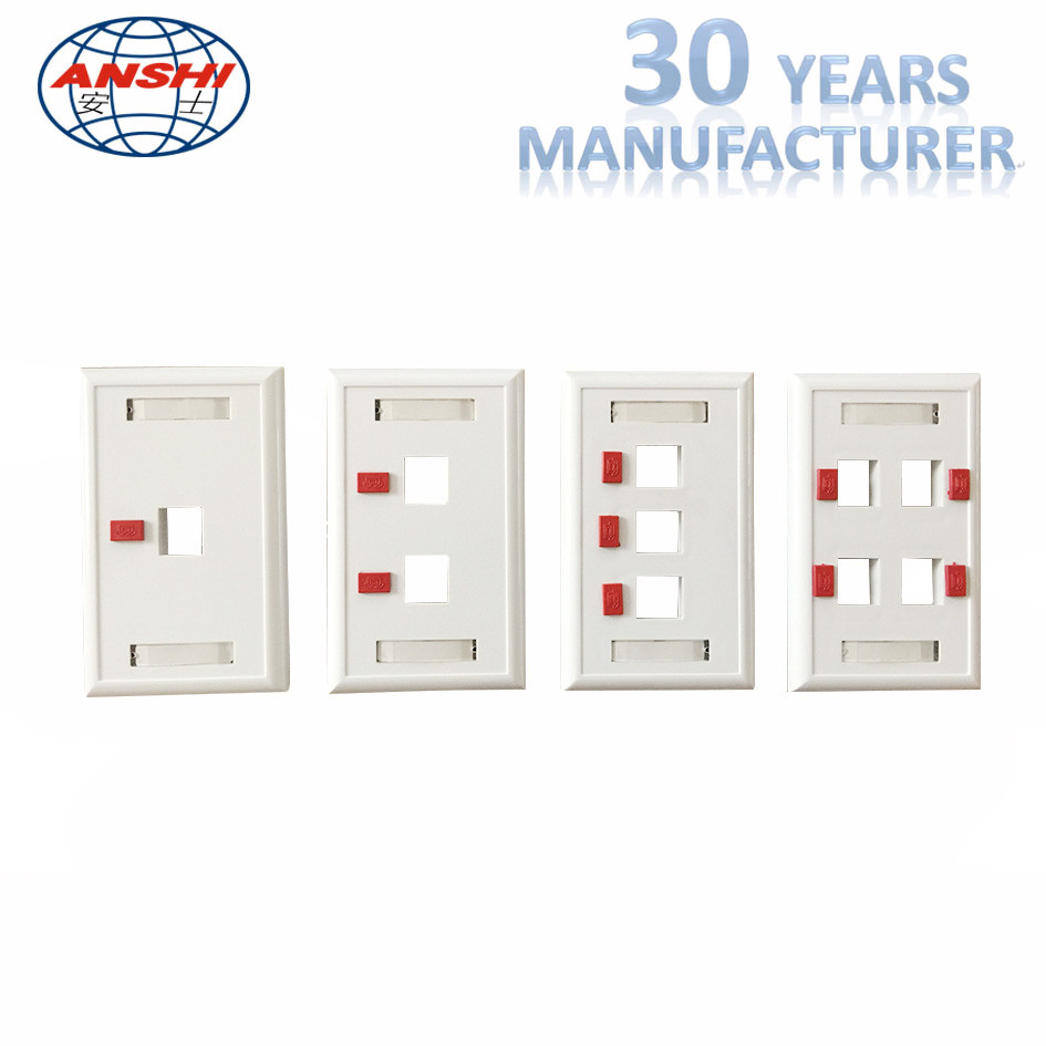 1 Gang Wall ABS Surface Mount Back Box For Us Network Face Plate