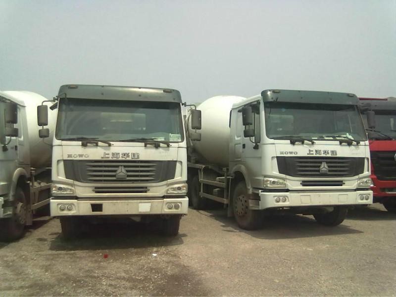 Drum Mixer Concrete Truck 16cbm , Concrete Transport Truck With Imported Pump