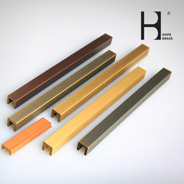 6m Length Brass U Shape Channel C38500 U Shape Tile Trim