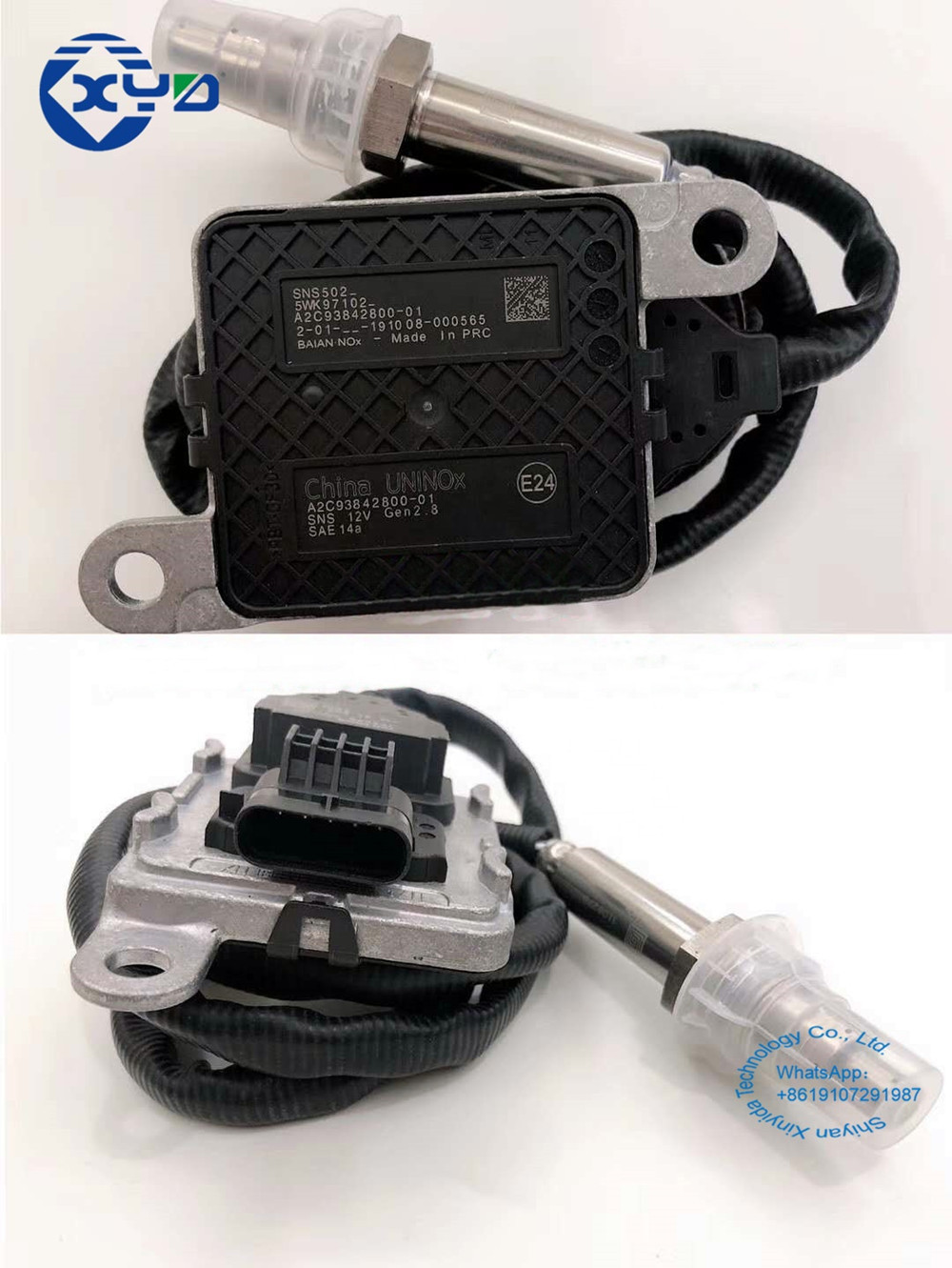 12V Flat Five Needles NOx Nitrogen Oxide Sensor A2C93842800 5WK9 7102