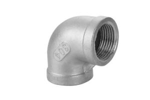 China Threaded Long Radius Elbow 90 Degree SS Plumbing Fittings wholesale