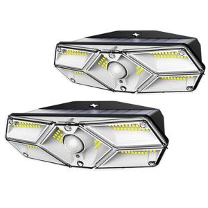 China Christmas IPX5 1500mAH Outdoor Solar Street Lamp PIR Sensor 60MA 10000LUX wholesale