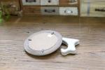 5.5 Inch Wooden Photo Frames White Round Picture Frames For Home Decoration