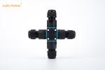 Waterproof Outdoor IP68 Quick Connector 4 Ways Electrical Cable Connector