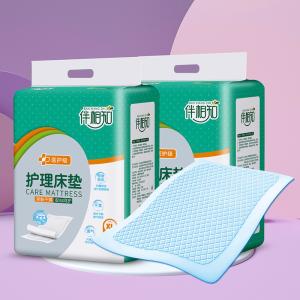 China 3 Layers Blue Disposable Bed Pads 60x90cm Underpads 36x36 wholesale