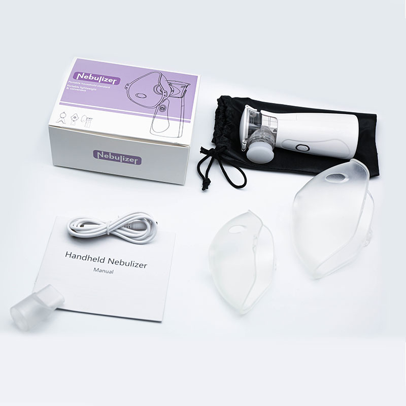 White Handheld Portable Nebulizer Molecular Silent Nebulizer Machine For Adult And Child