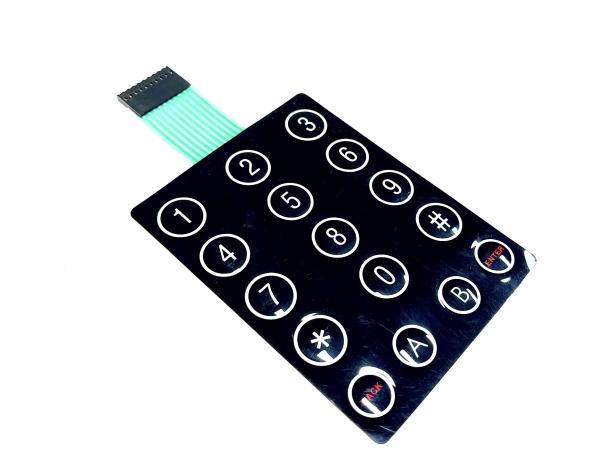 OEM Customized Design Tactile Dome Switch Industrial With Glossy Surface