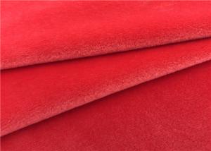 China Silver Fox Gold Mink Spandex Velvet Fabric Elastic Single Sided wholesale