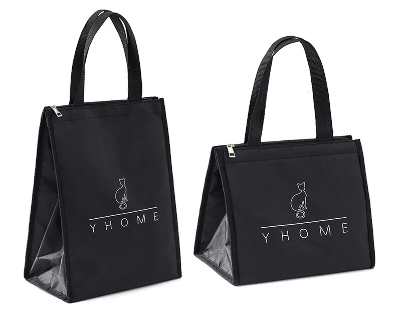 Strong linen handles 600D Oxford H22Cm Thermos Cool Bag