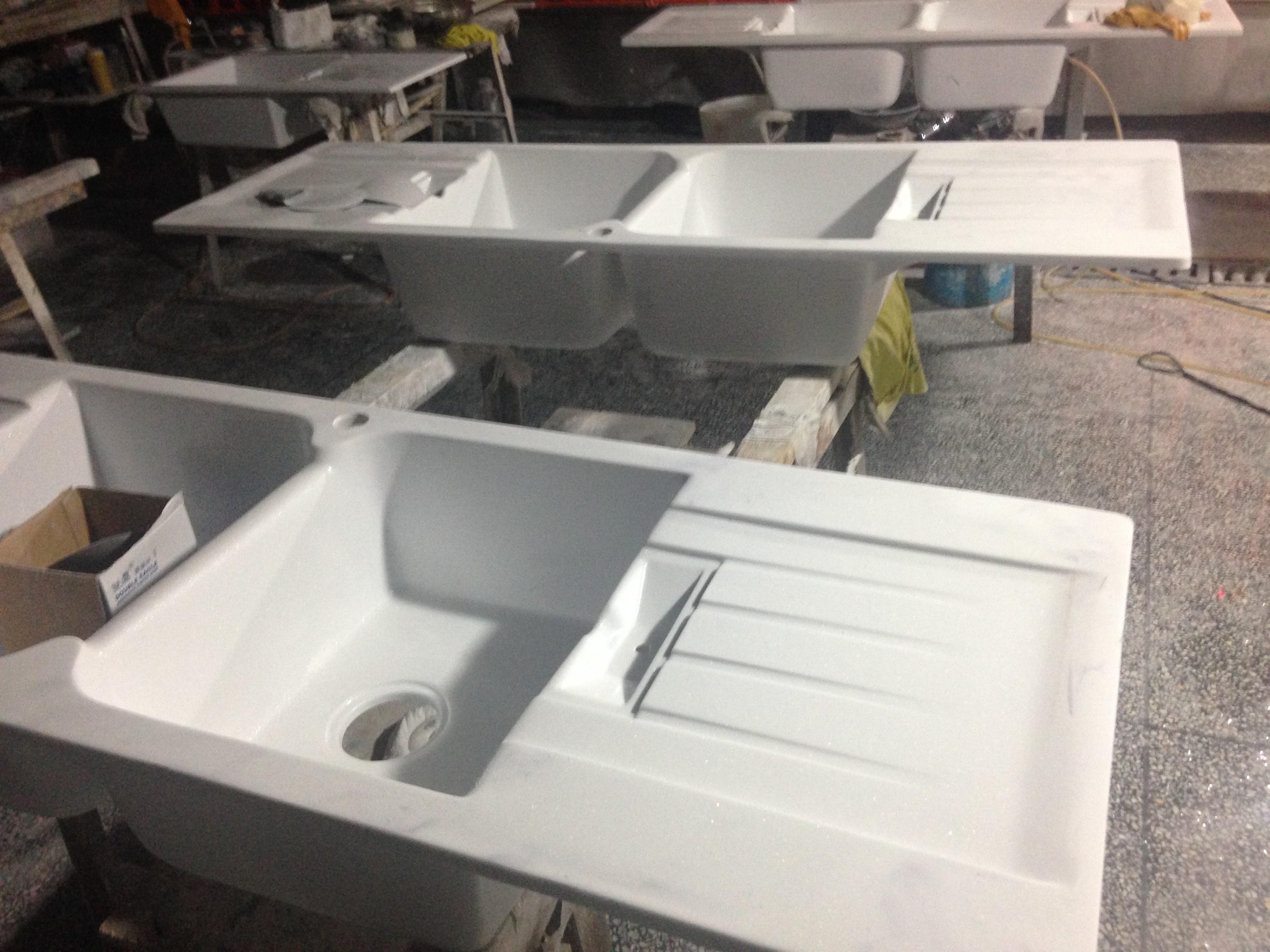 artificial stone sink extrude machine