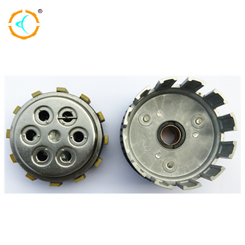 High Performance Motorcycle Clutch Cover Assembly Silver Color For Suzuki AX100