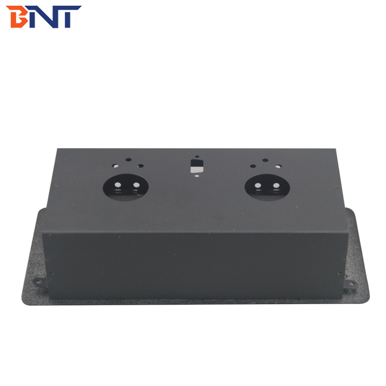 recessed socket type pop up socket desktop outlet box with charger power socket