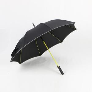 China Walking Stick Cum Straight Handle Umbrella For Gentlemen Custom Colors wholesale